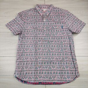 Chubbies Polo Shirt Mens Medium Weekend Has Arrived Western‎ Aztec Myan Tribal